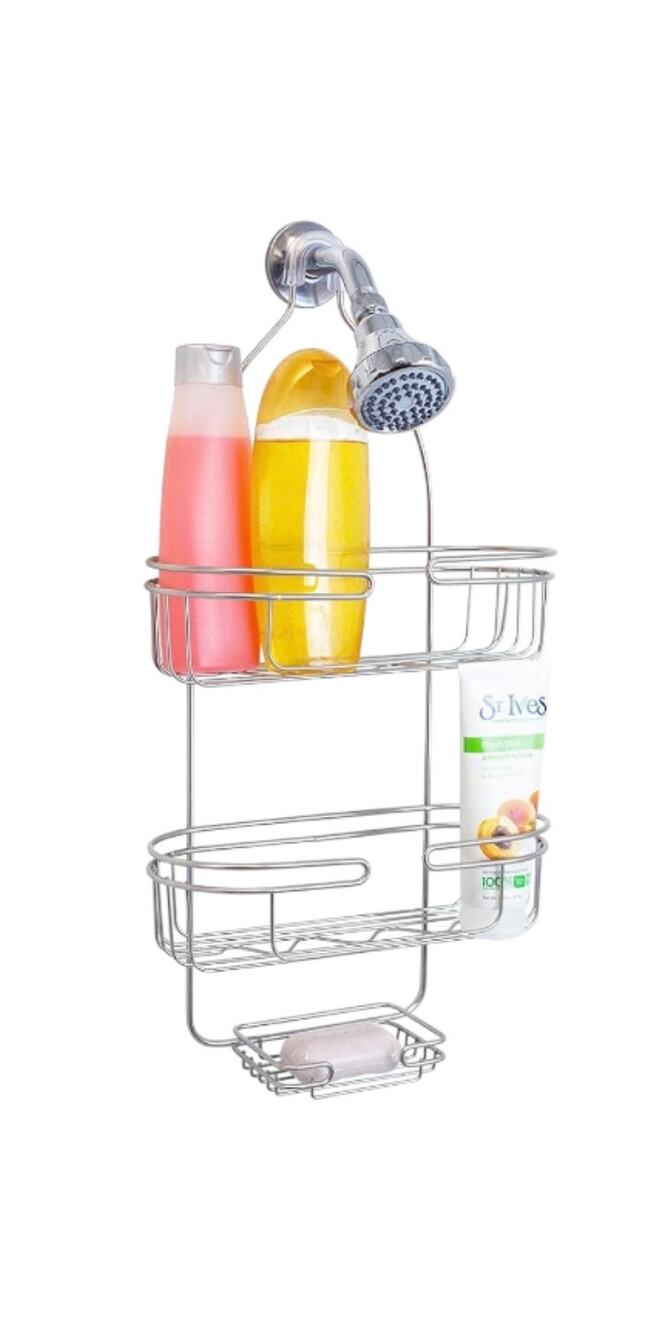 Home Basics Element Bathroom Tub & Shower Hanging Storage